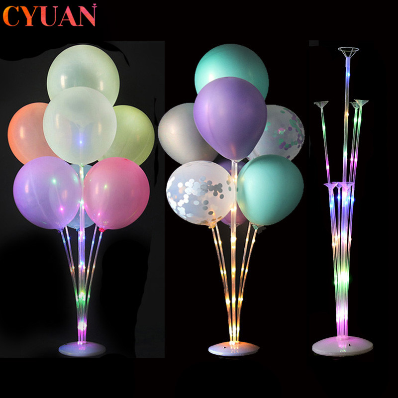 Lighting Decoration Stand - 1/2set Led Light Air Balls Stand