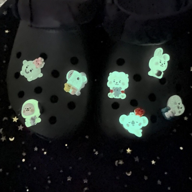 Decor Lighting Online - bt21 cartoon-style slip-on shoes with decorative