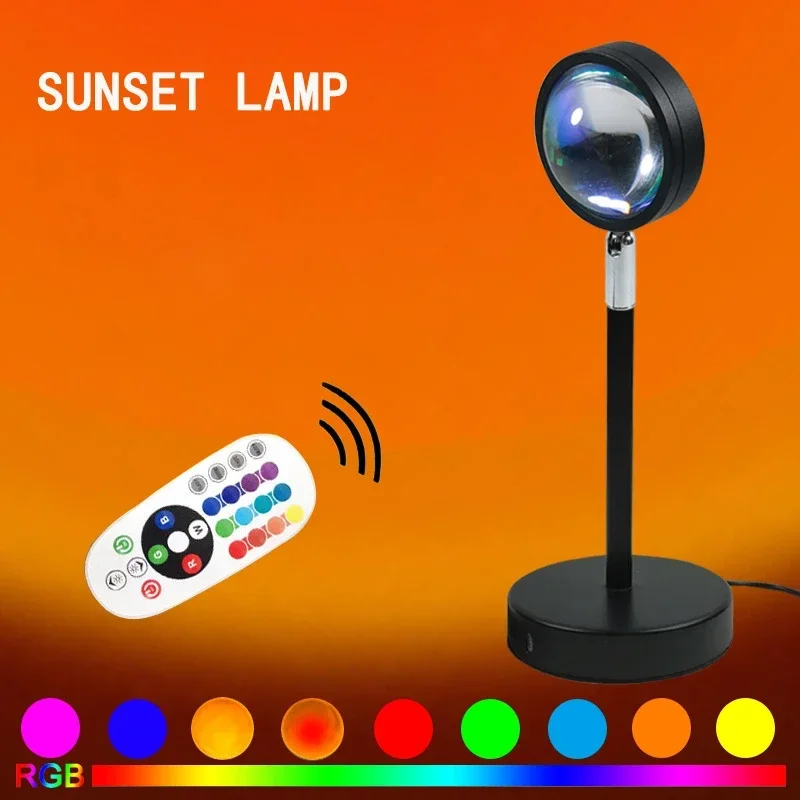 Sunset Lamp Projection - Sunset Mood Light Multiple Colors Sunset