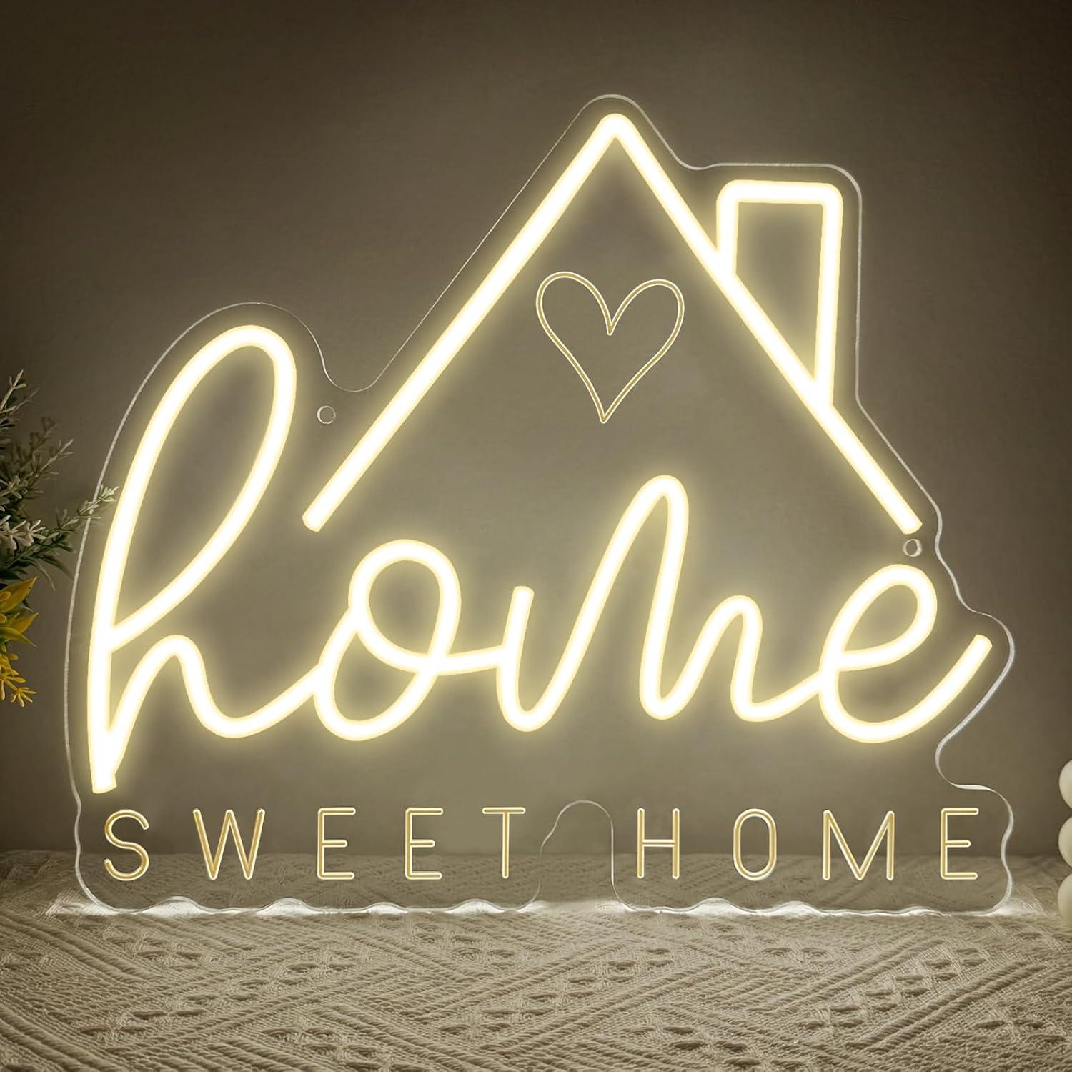 Lighting Decor For Home - Sweet Home Neon Sign USB Dimmable