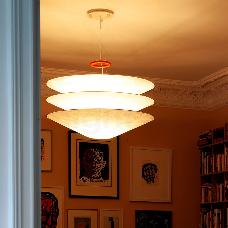 Japanese Lighting Decor - Japanese Dupont Paper Pendant Lamp Nordic