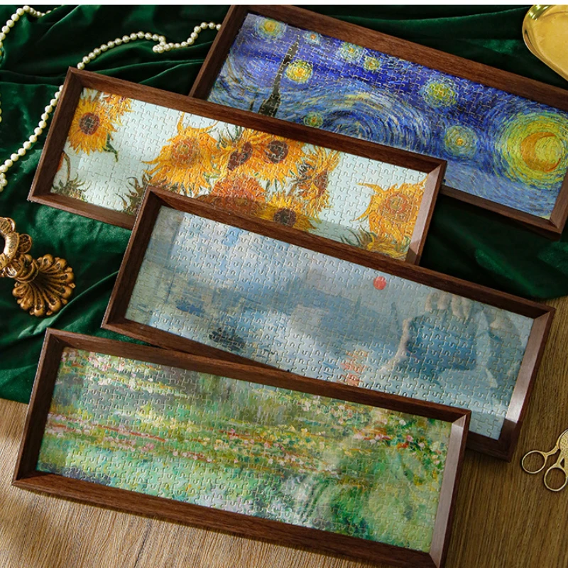 Lighting Decor Sunrise Photos - Famous Artist Monet Sunrise Impression Jigsaw