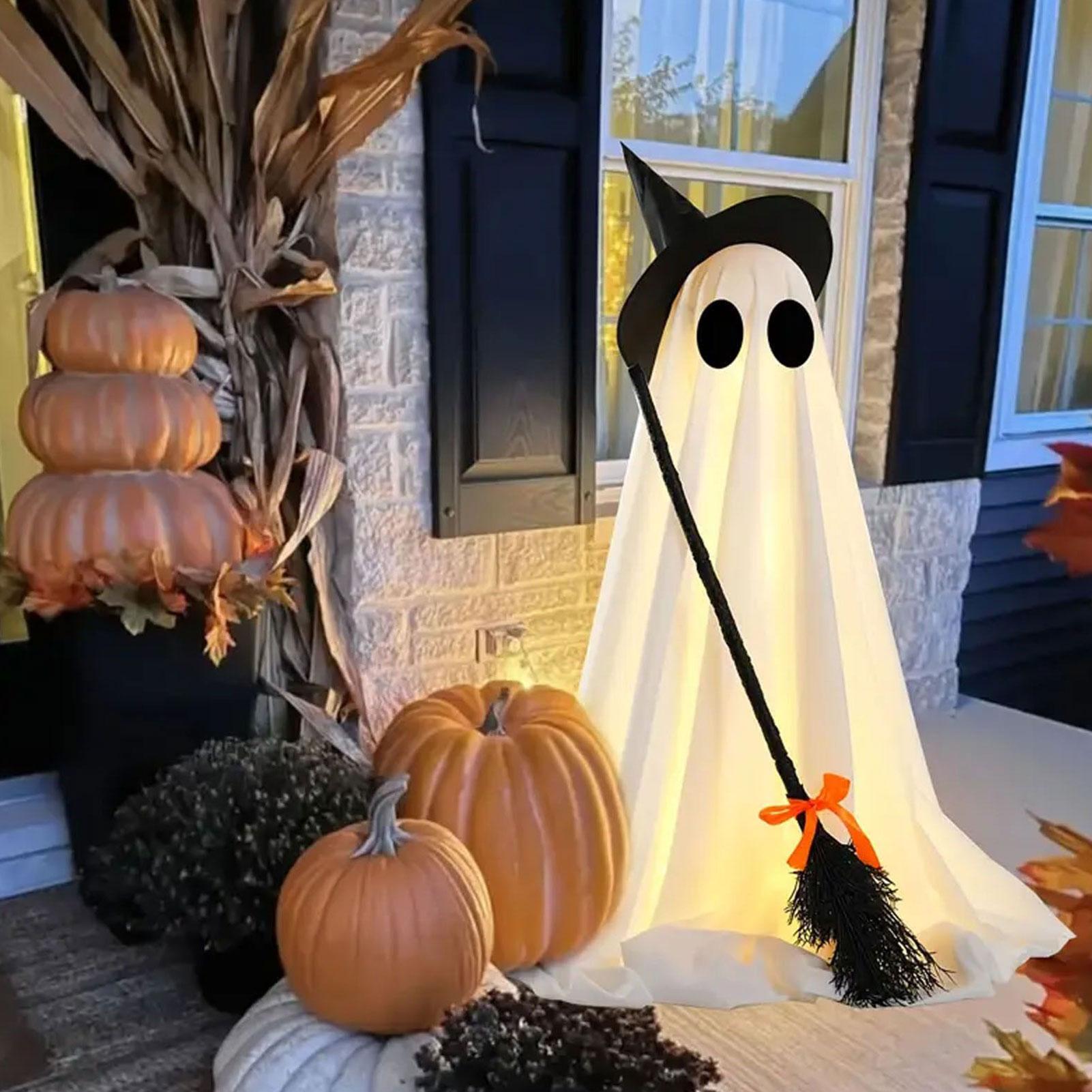 Up Lighting Decor - Light Up Ghost Decorations Outdoor Spooky