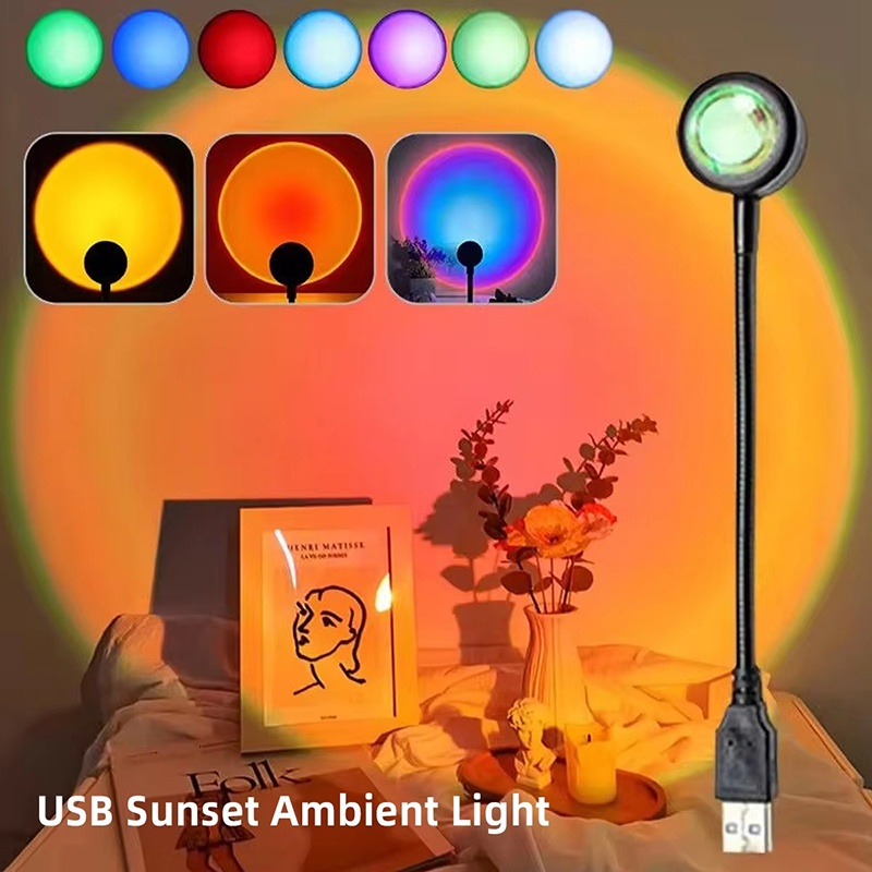 Sunset Lamp Projection - Sunset Projection Lamp Home Decoration Atmosphere