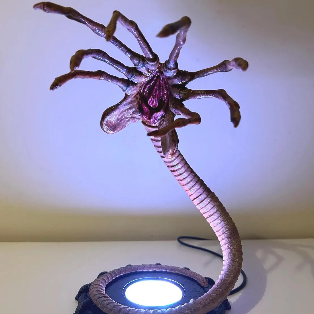 Lighting Decor For Home - Alien Facehugger Lamp Nightlight, Flashing Halloween