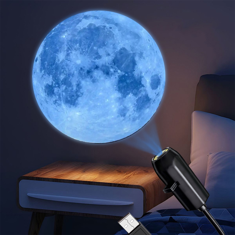 Sunset Lamp Projection - USB Ceiling Moon Earth Projection Atmosphere