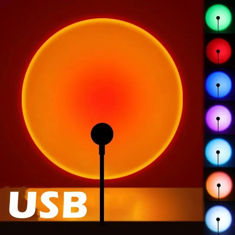 USB Sunset Projection Lamp Rai - огляд і ціна Sunset Lamp Projection