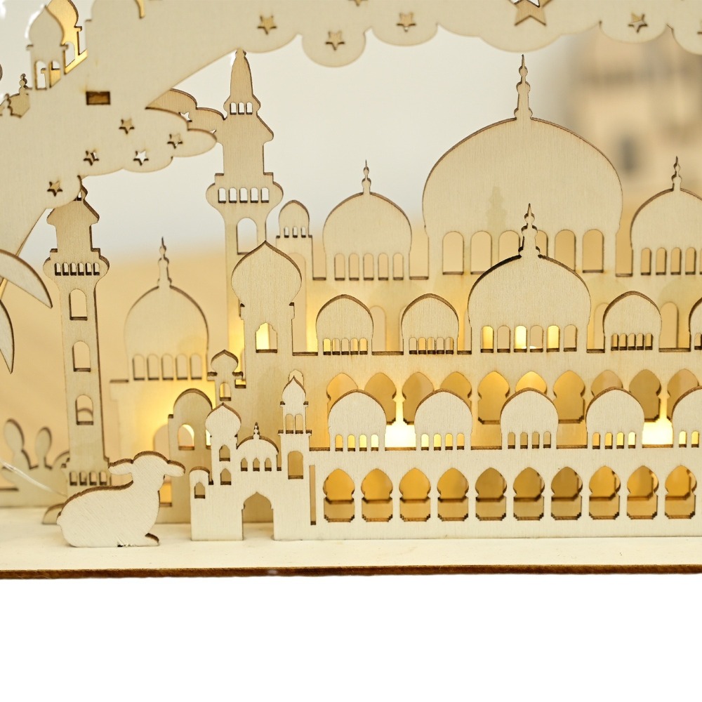 New Wooden LED Moon & Bridge L - огляд і ціна Lighting Decor Woodbridge