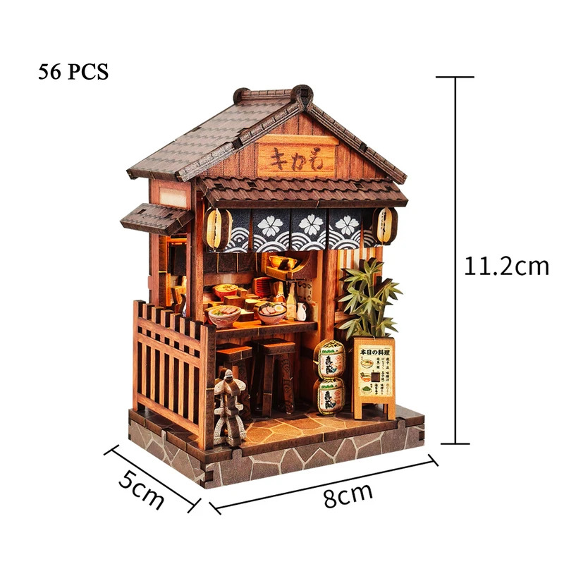 DIY Wooden Mini Casa Japanese  - огляд і ціна Japanese Lighting Decor