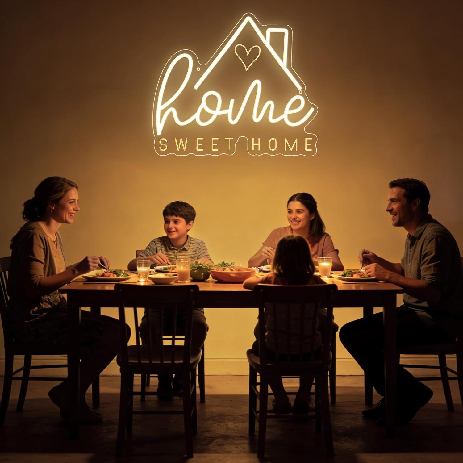 Sweet Home Neon Sign USB Dimma - огляд і ціна Lighting Decor For Home