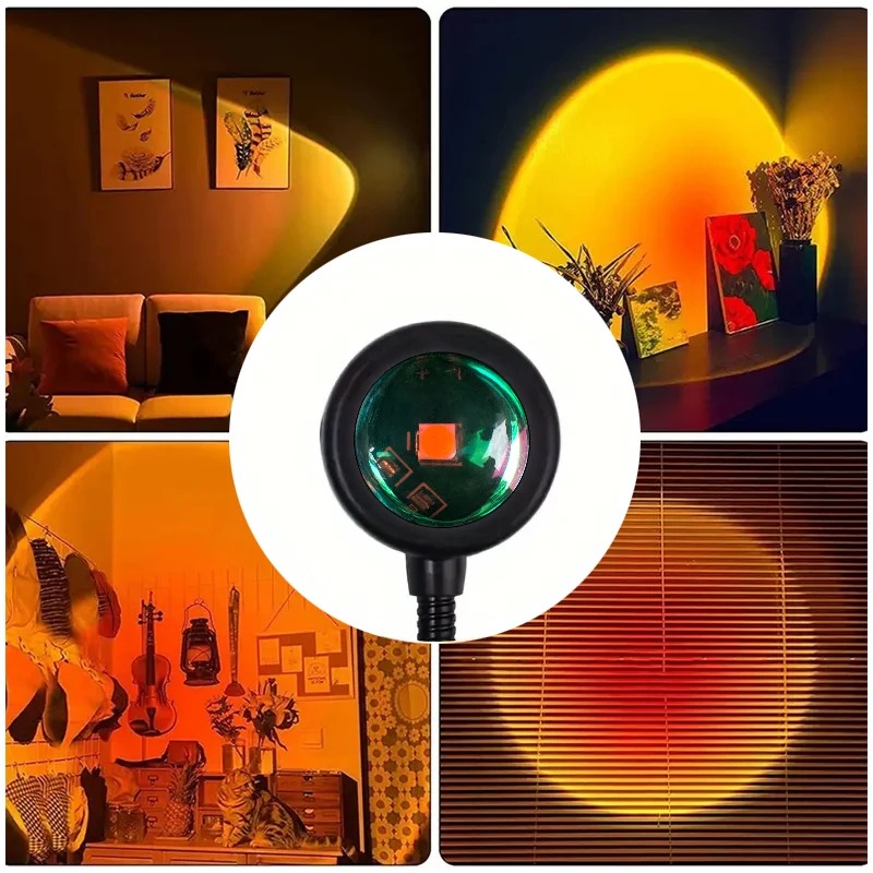 1pc USB Sunset Projection Lamp - огляд і ціна Sunset Lamp Projection