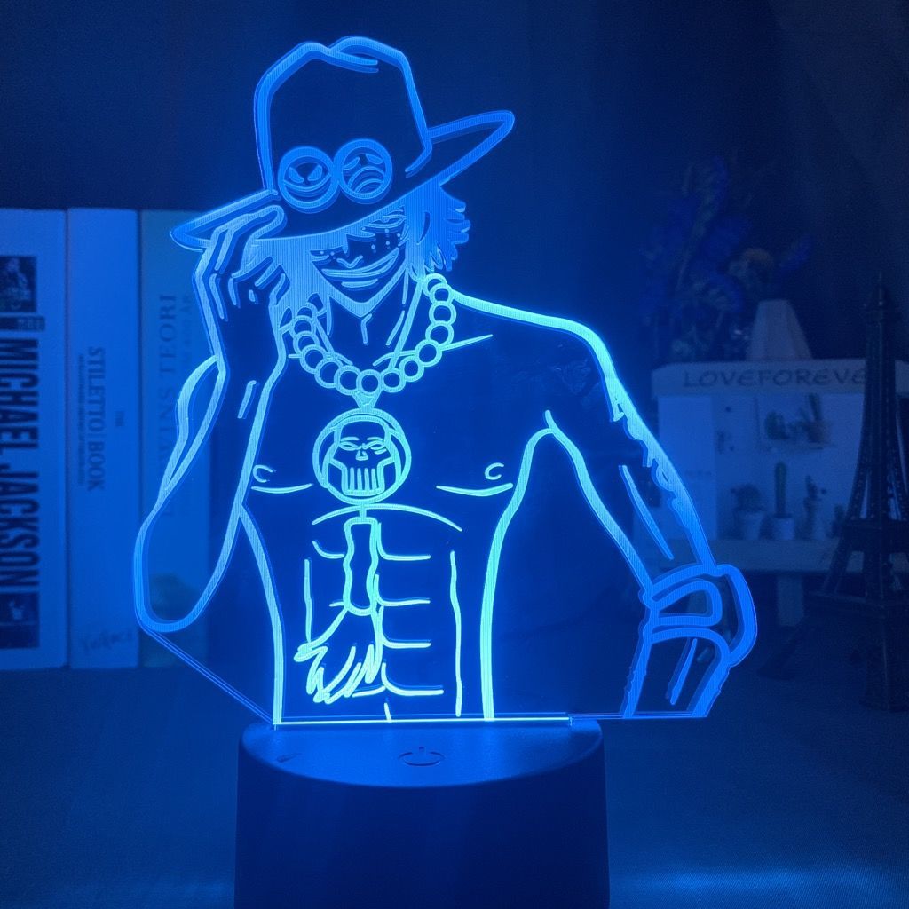 One Piece Ace Anime Cartoon Cu - огляд і ціна Lighting Decoration Stand