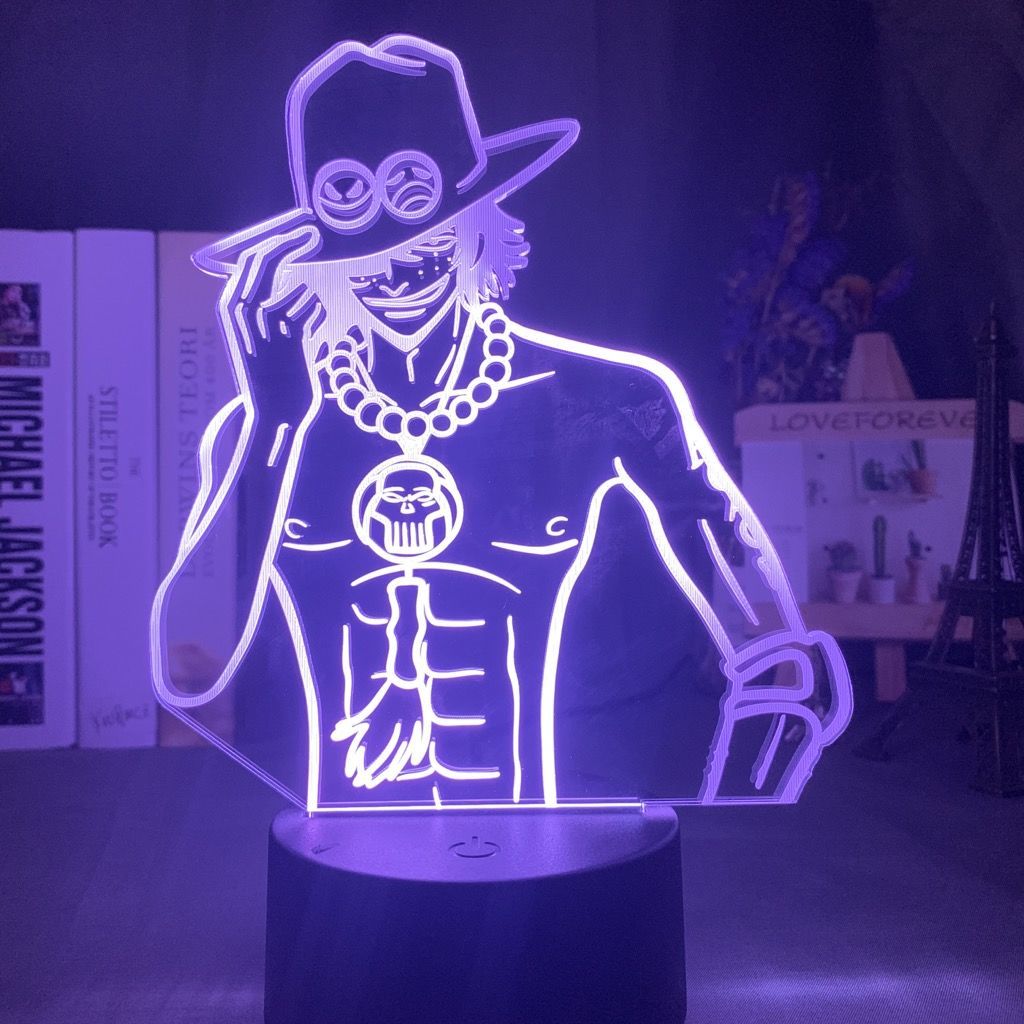 One Piece Ace Anime Cartoon Cu - огляд і ціна Lighting Decoration Stand