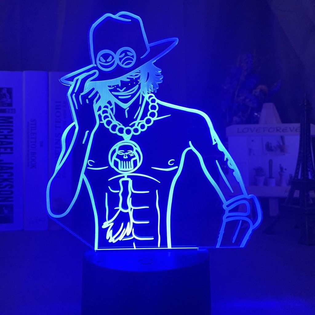 One Piece Ace Anime Cartoon Cu - огляд і ціна Lighting Decoration Stand