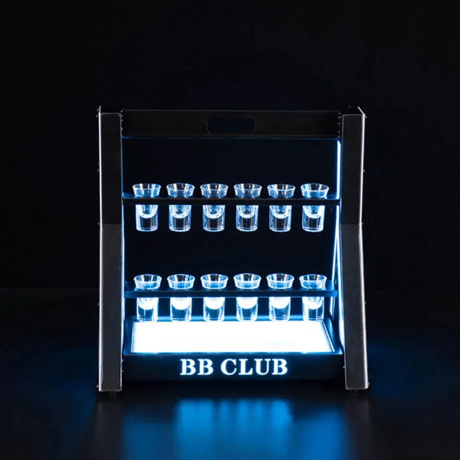 Rechargeable LED Shot Glass Di - огляд і ціна Lighting Decoration Stand