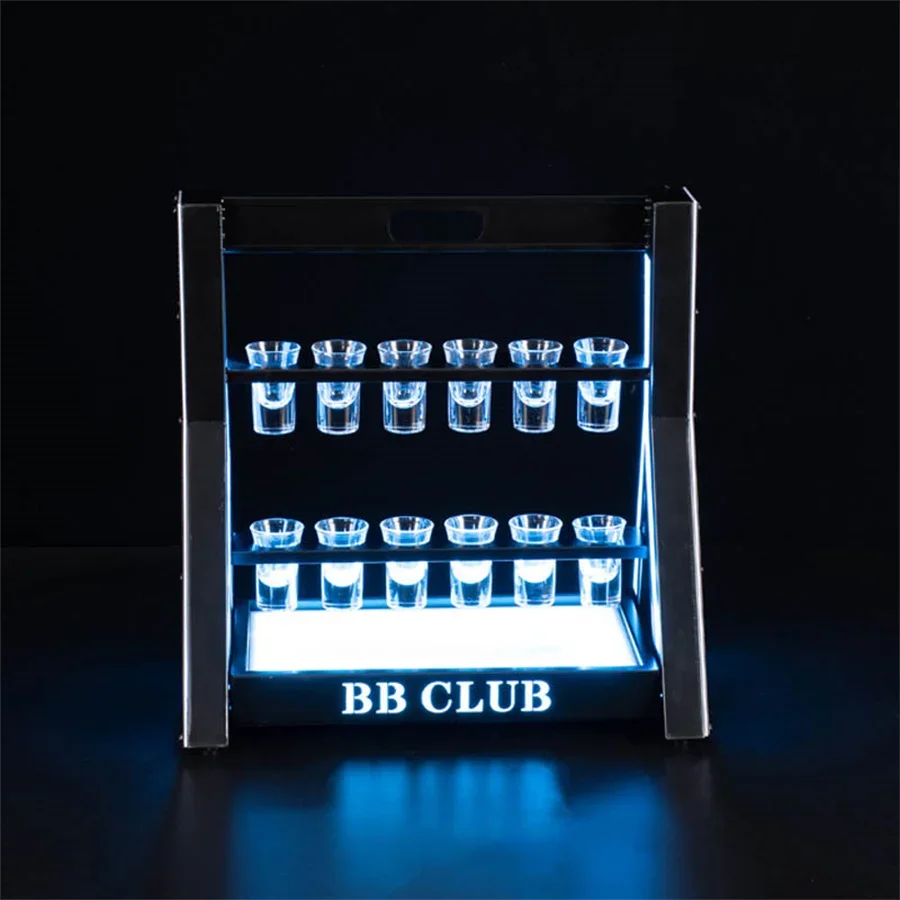 Rechargeable LED Shot Glass Di - огляд і ціна Lighting Decoration Stand