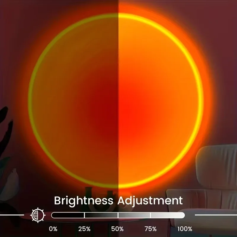 1pc Vibrant Sunset Projection  - огляд і ціна Sunset Lamp Projection