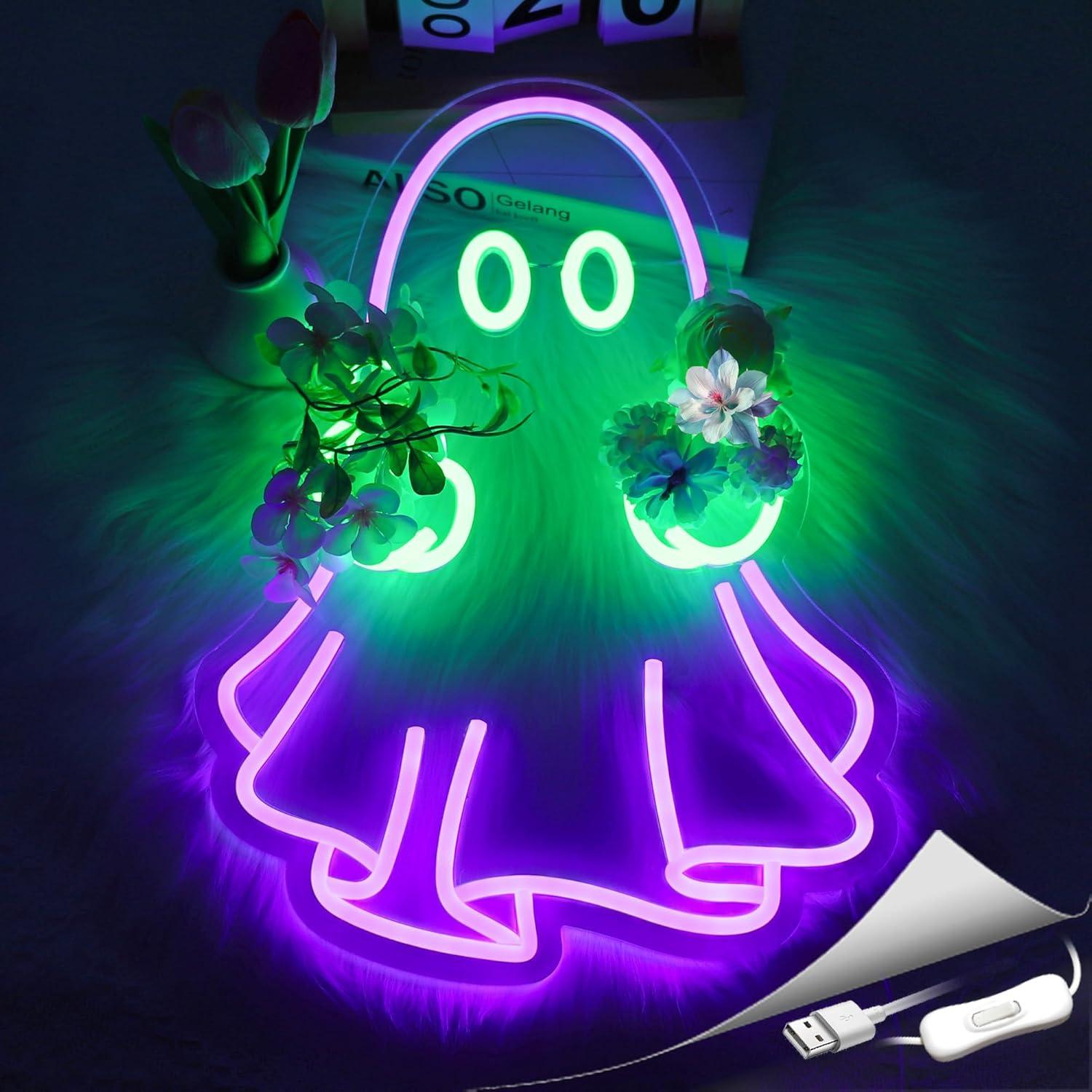 Ghost Neon Sign USB Powered LE - огляд і ціна Lighting Decor For Home
