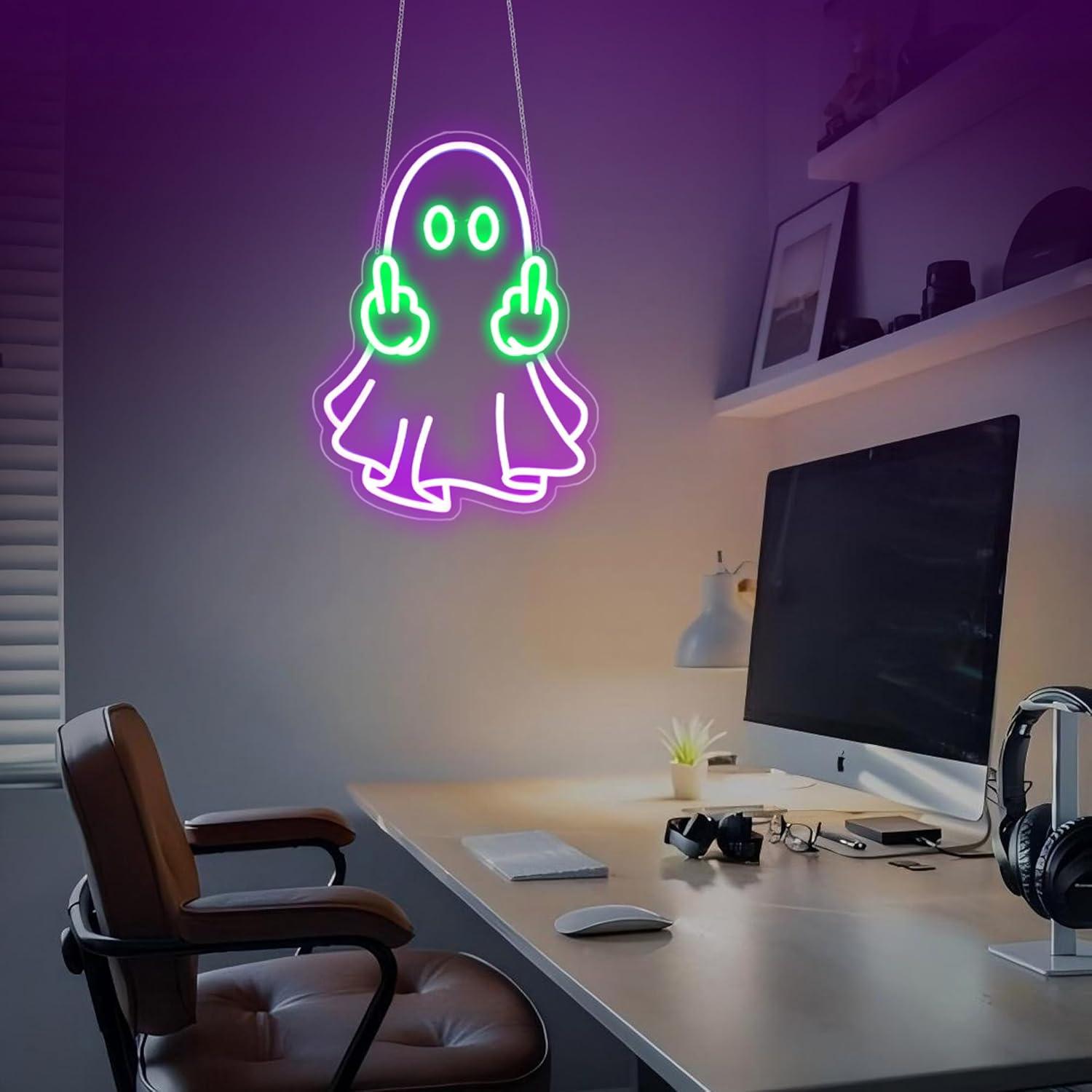 Ghost Neon Sign USB Powered LE - огляд і ціна Lighting Decor For Home
