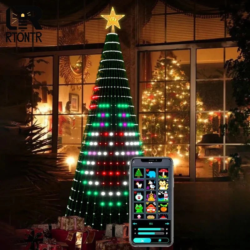 Christmas Star Tree Lights RGB - огляд і ціна Lighting Decor For Home