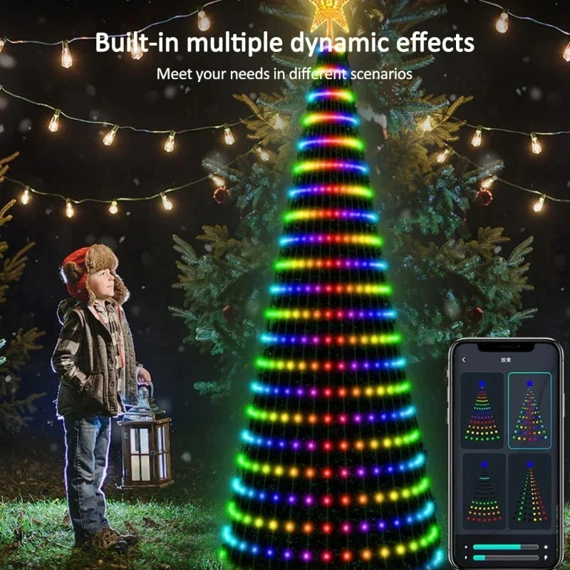 Christmas Star Tree Lights RGB - огляд і ціна Lighting Decor For Home