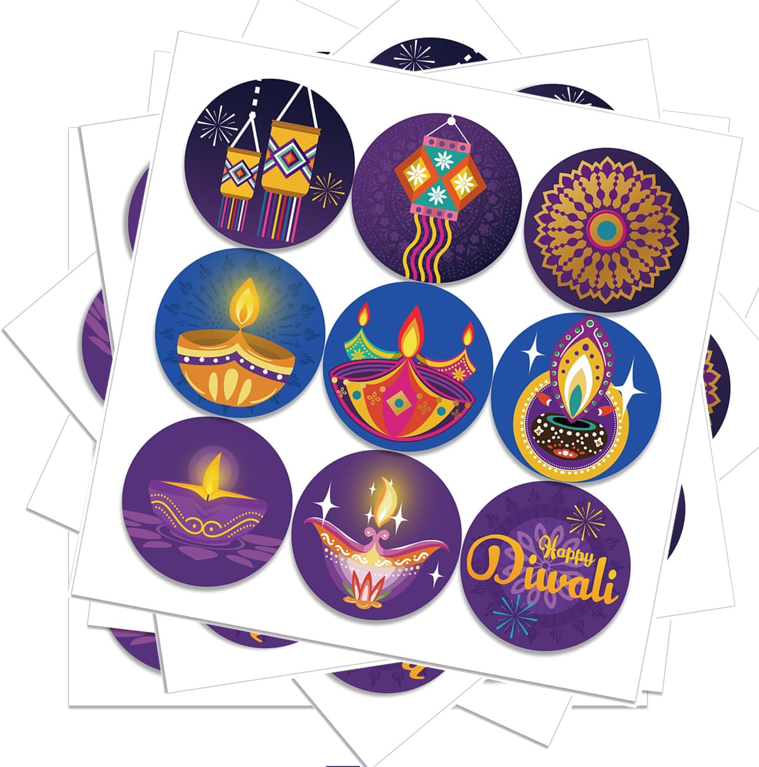 Happy Diwali stickers Indian F - огляд і ціна Lighting Decoration For Diwali