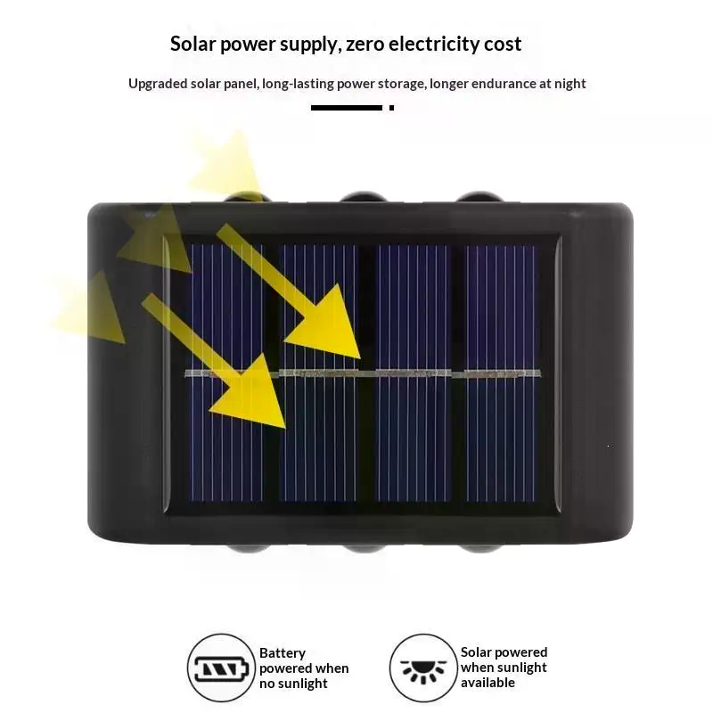Solar Wall Lamp Outdoor Waterp - огляд і ціна Up Lighting Decor