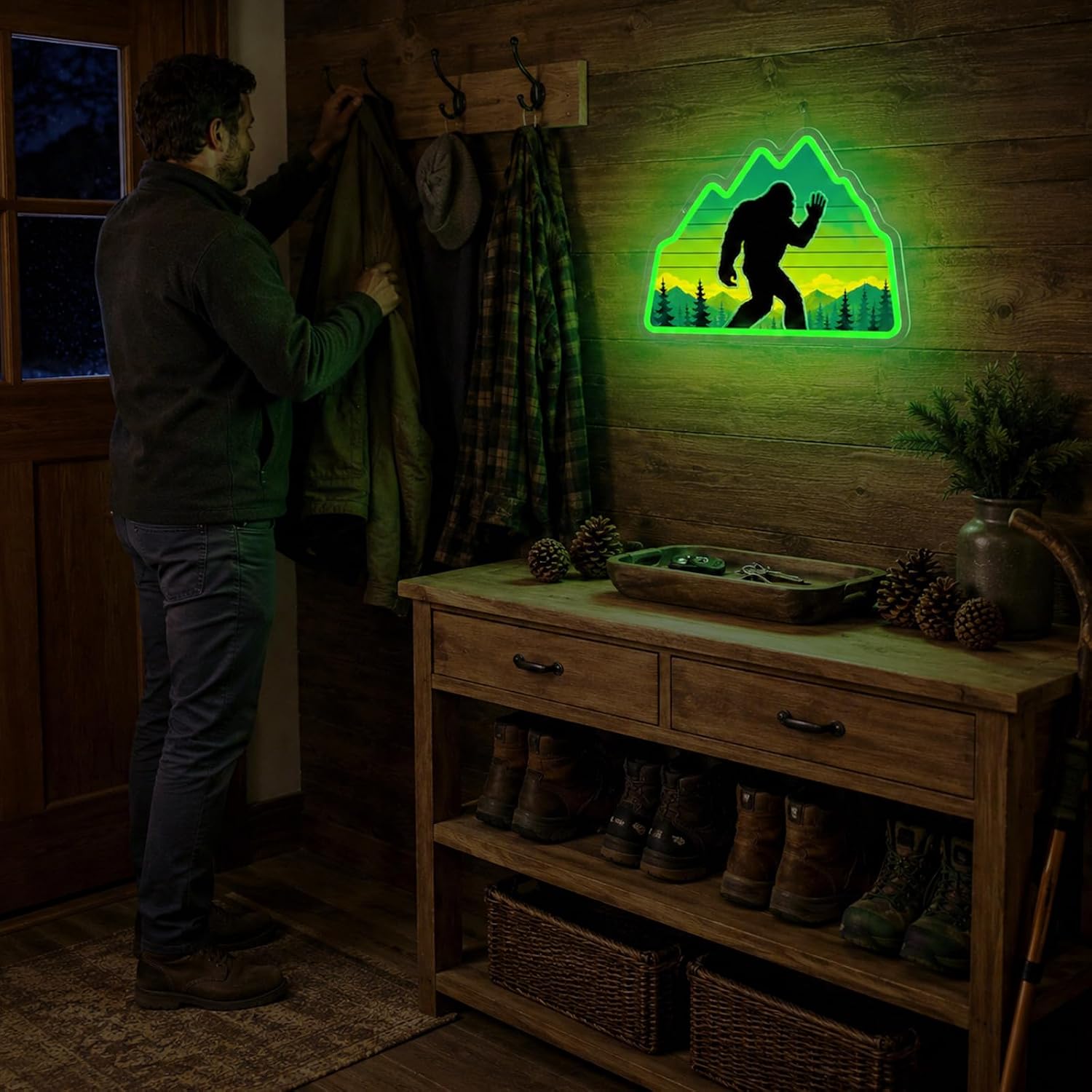 Mountain Forest Neon Sign LED  - огляд і ціна Lighting Decor Outdoor