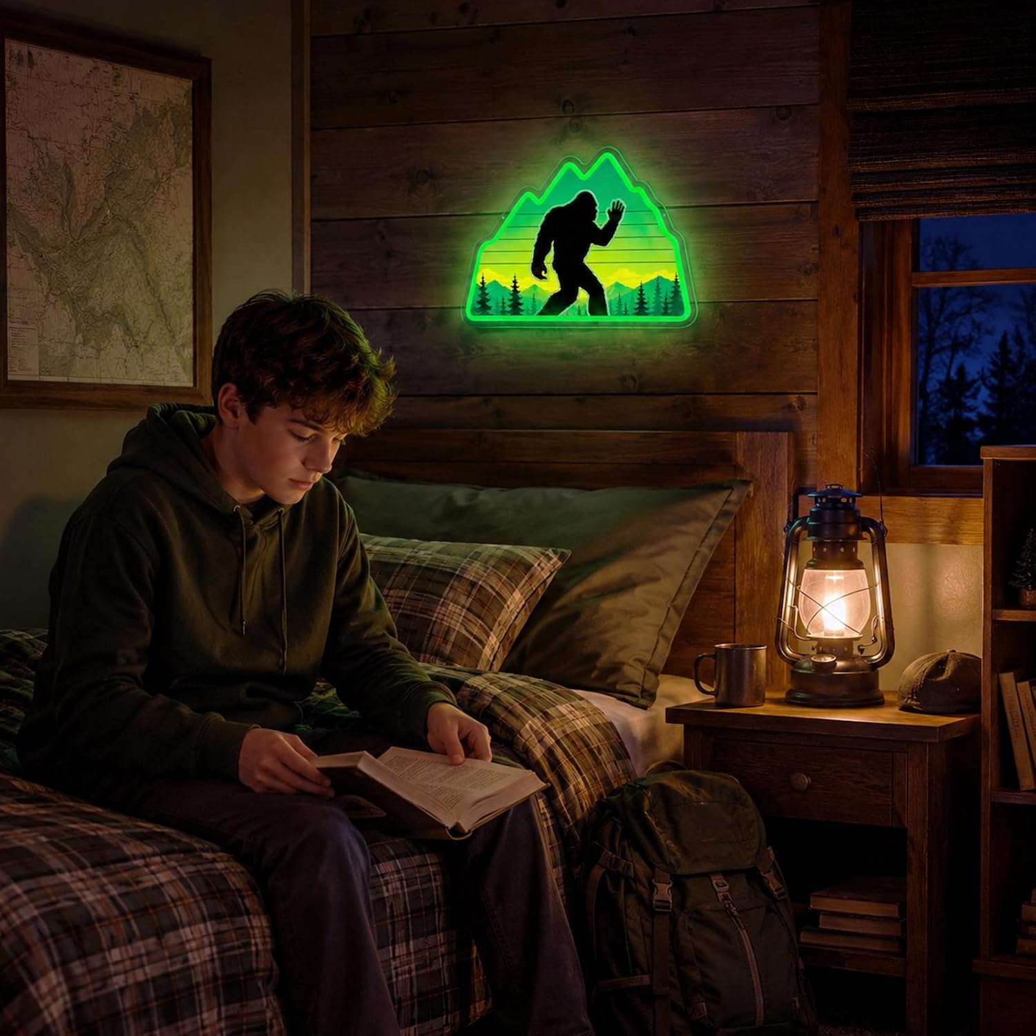 Mountain Forest Neon Sign LED  - огляд і ціна Lighting Decor Outdoor