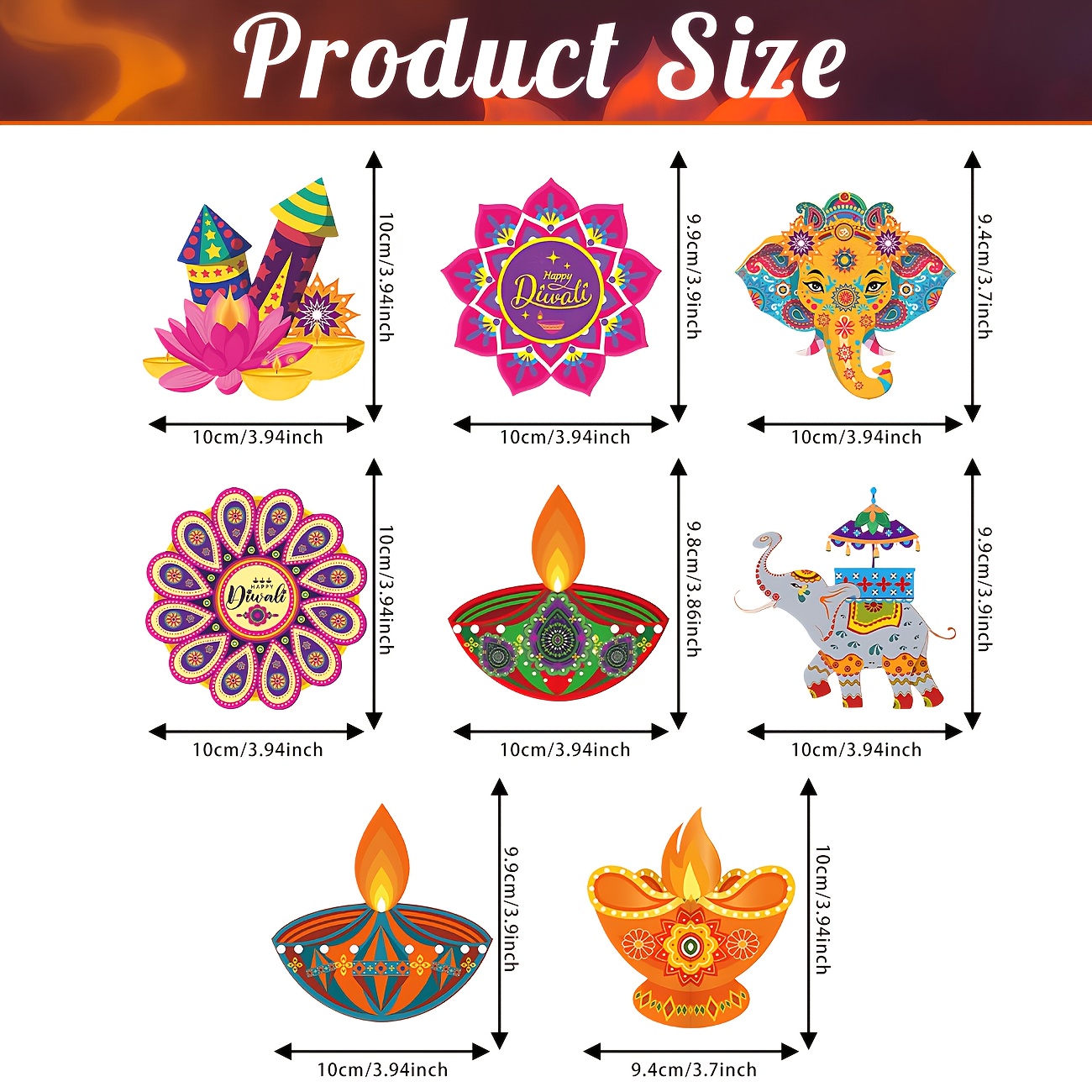 Happy Diwali Hanging Decoratio - огляд і ціна Lighting Decoration For Diwali