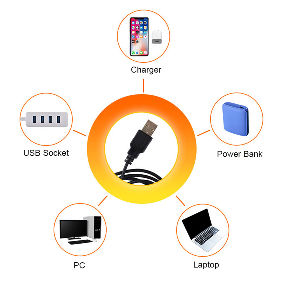 1x USB Sunset Lamp LED Rainbow - огляд і ціна Sunset Lamp Projection