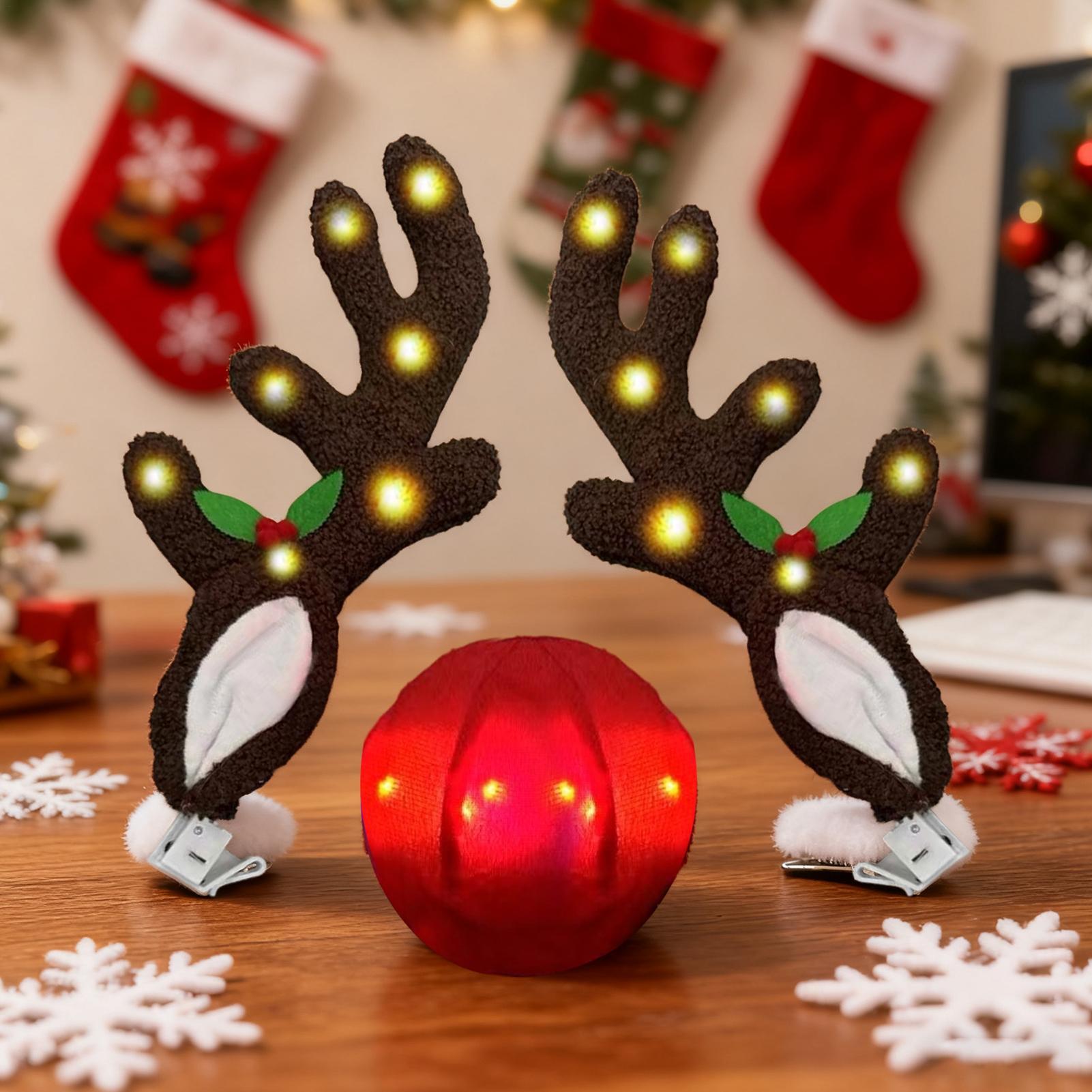 Car Reindeer Antlers Light Up  - огляд і ціна Up Lighting Decor