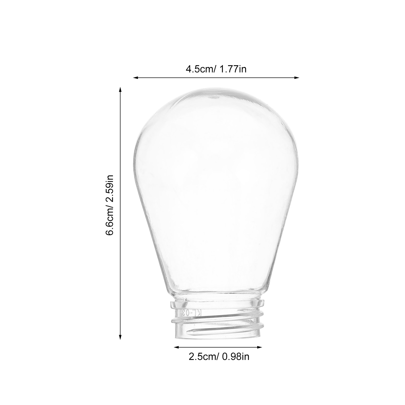 30Pcs Clear Light Bulb Covers  - огляд і ціна Lighting Decoration Stand