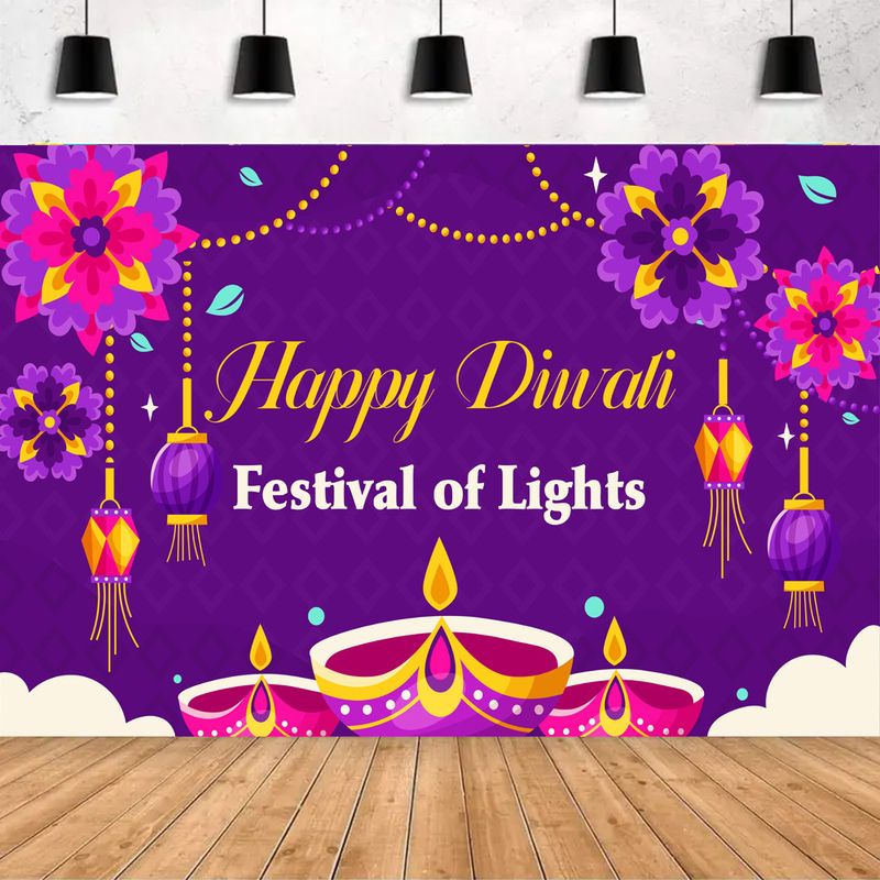 VIKAMA Happy Diwali Backdrop F - огляд і ціна Lighting Decoration For Diwali