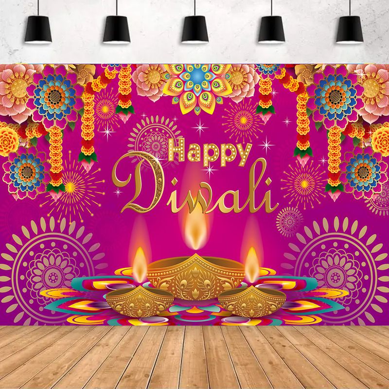 VIKAMA Happy Diwali Backdrop F - огляд і ціна Lighting Decoration For Diwali