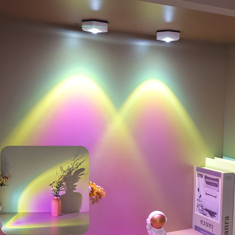 Creative Hexagonal Cat Eye Und - огляд і ціна Sunset Lamp Projection