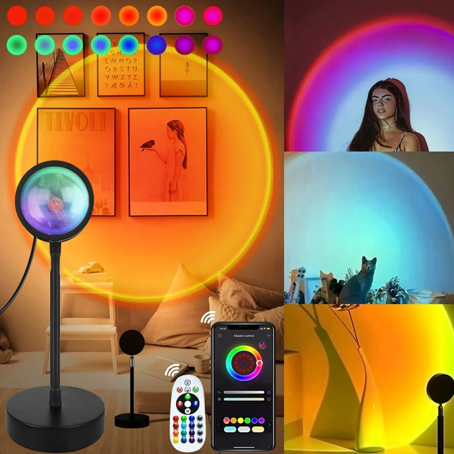 Smart Sunset Lamp Tuya LED Nig - огляд і ціна Sunset Lamp Projection