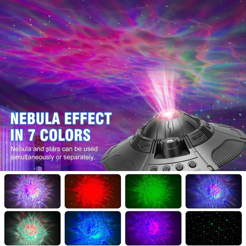 Night Light UFO LED Star Proje - огляд і ціна Sunset Lamp Projection