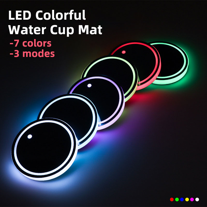 New LED Cup Holder Lights Car  - огляд і ціна Up Lighting Decor