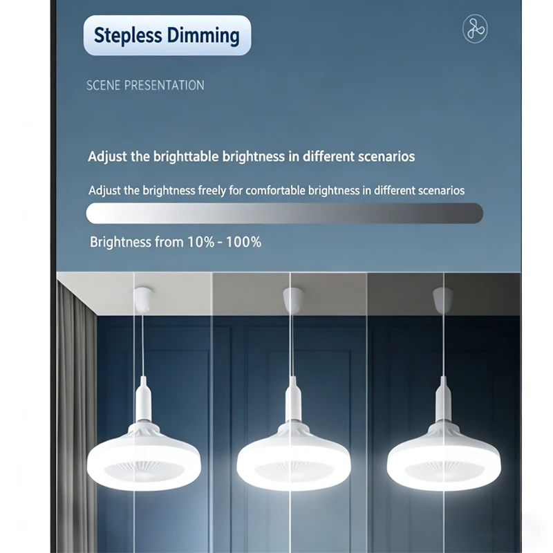 2 In 1 Ceiling Fan Lamps 3 Spe - огляд і ціна Decor Lighting Fans