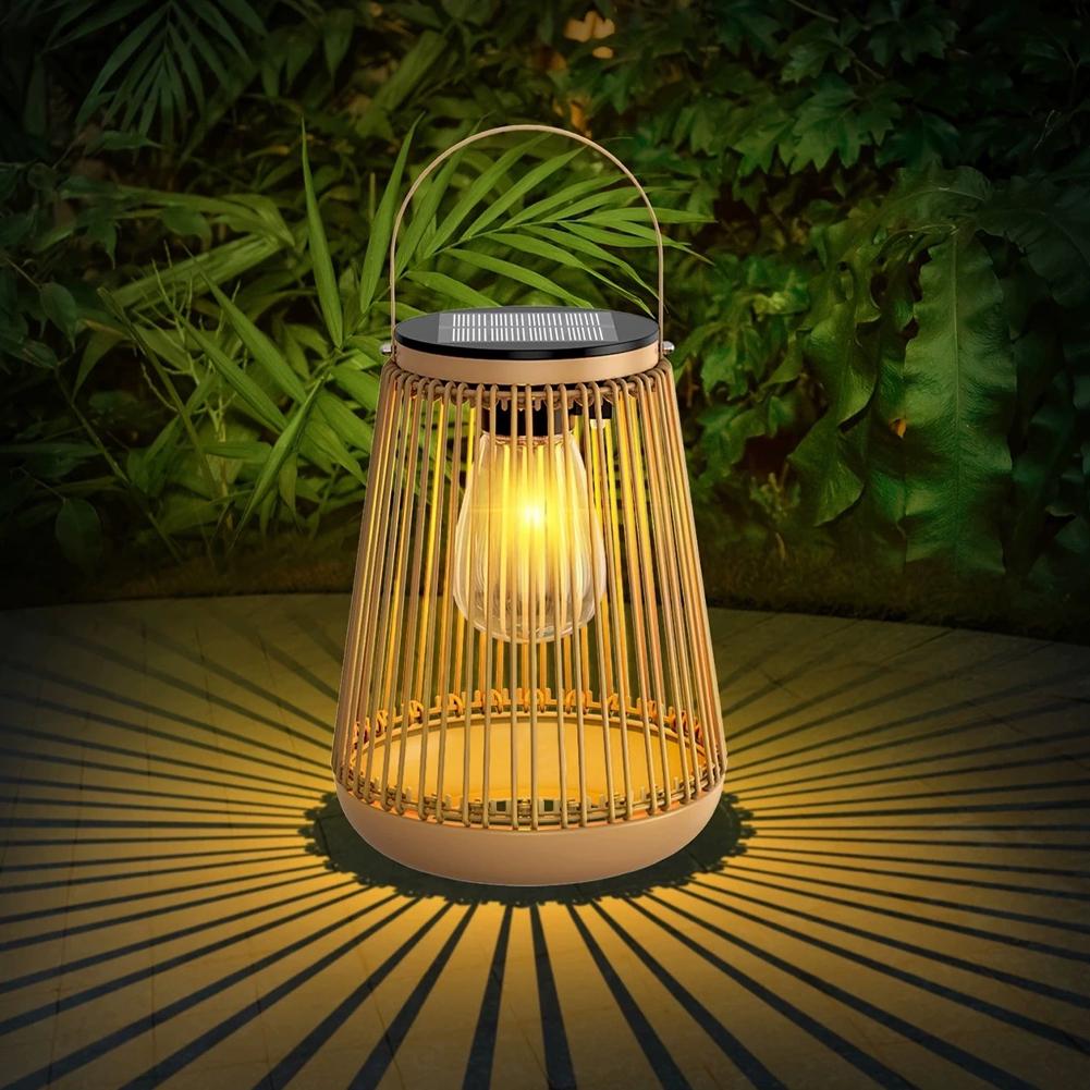 IP65 Waterproof Solar Rattan L - огляд і ціна Lighting Decor Outdoor