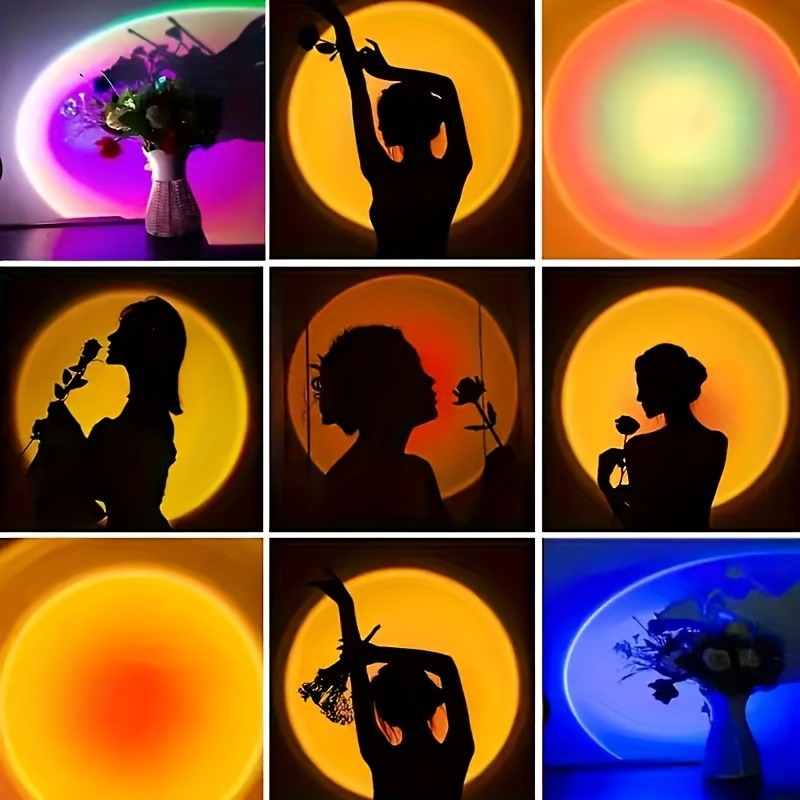 1pc Vibrant Sunset Projection  - огляд і ціна Sunset Lamp Projection