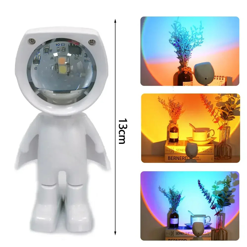 Astronaut Robot Rainbow Projec - огляд і ціна Sunset Lamp Projection