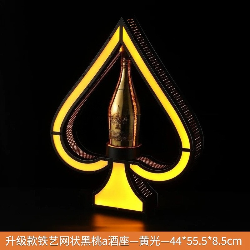 Iron Art LED Light Up Wine Bot - огляд і ціна Lighting Decoration Stand