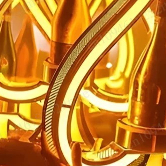 Iron Art LED Light Up Wine Bot - огляд і ціна Lighting Decoration Stand