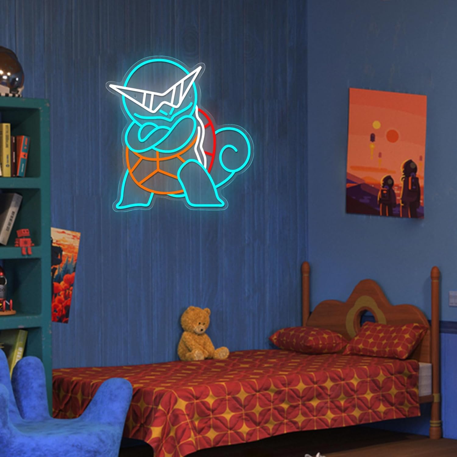 Pokemon Squirtle Neon Sign LED - огляд і ціна Decor Lighting Fans