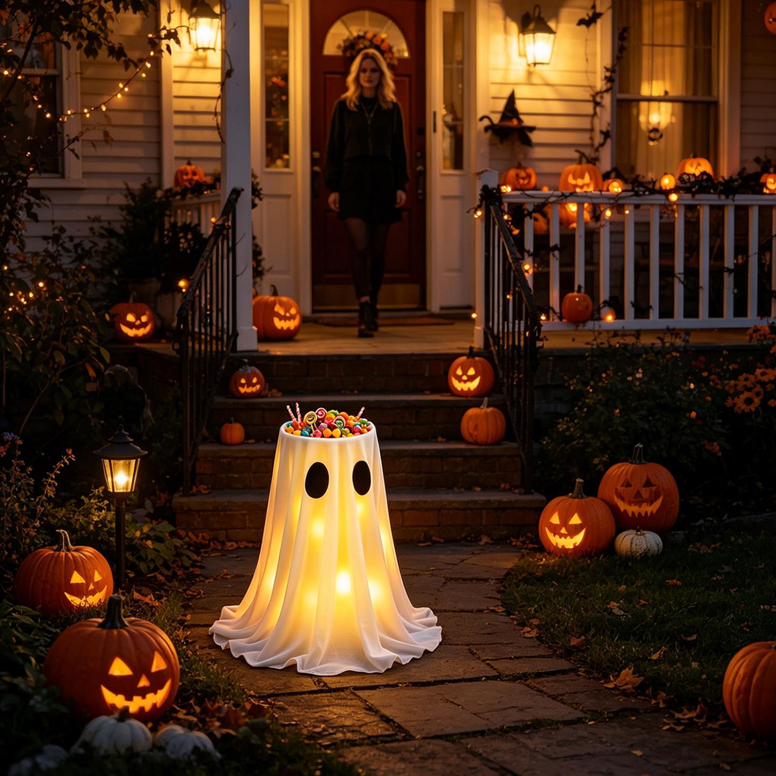 Halloween Ghost Decorations Ou - огляд і ціна Lighting Decoration Stand