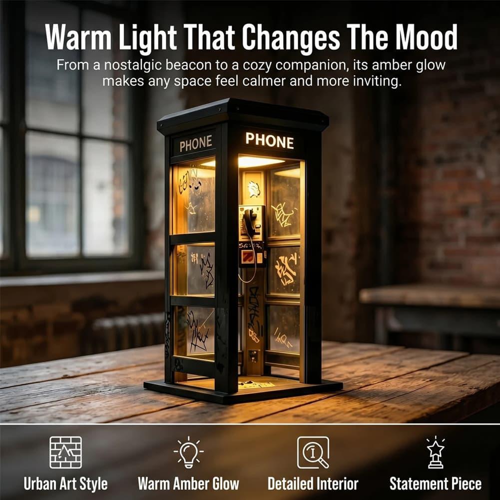 Vintage London Telephone Booth - огляд і ціна Lighting Decor For Home
