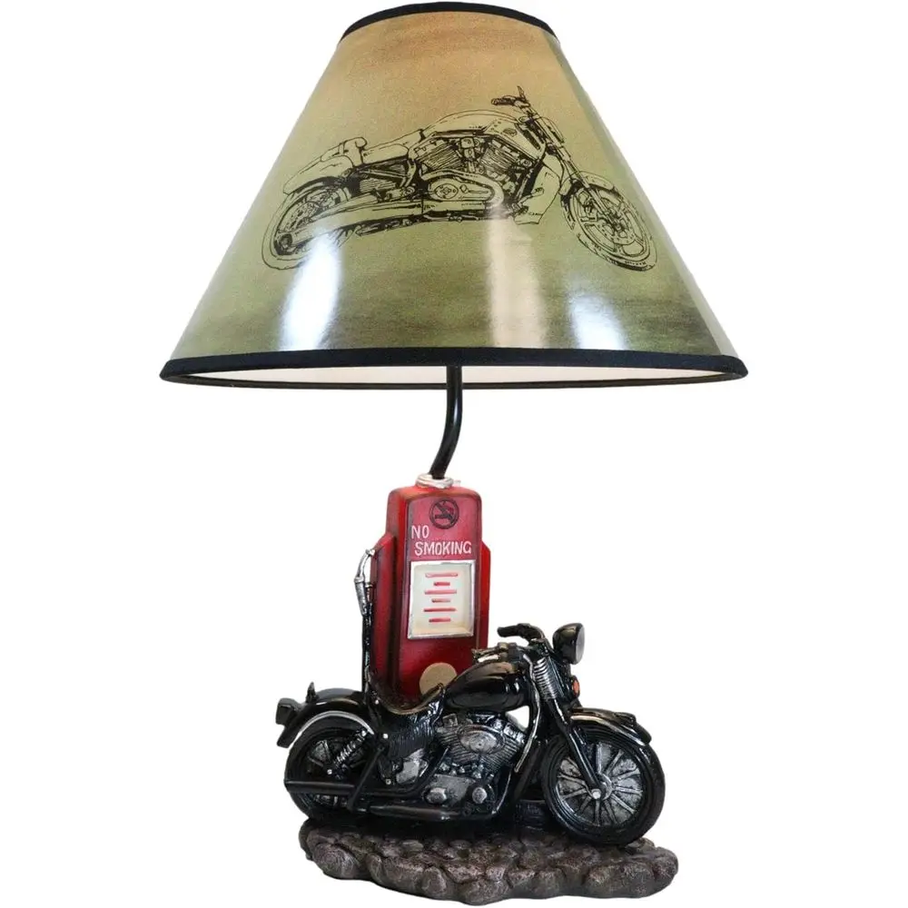 Vintage Retro Black Motorcycle - огляд і ціна Decor Lighting & Decor Fires Photos