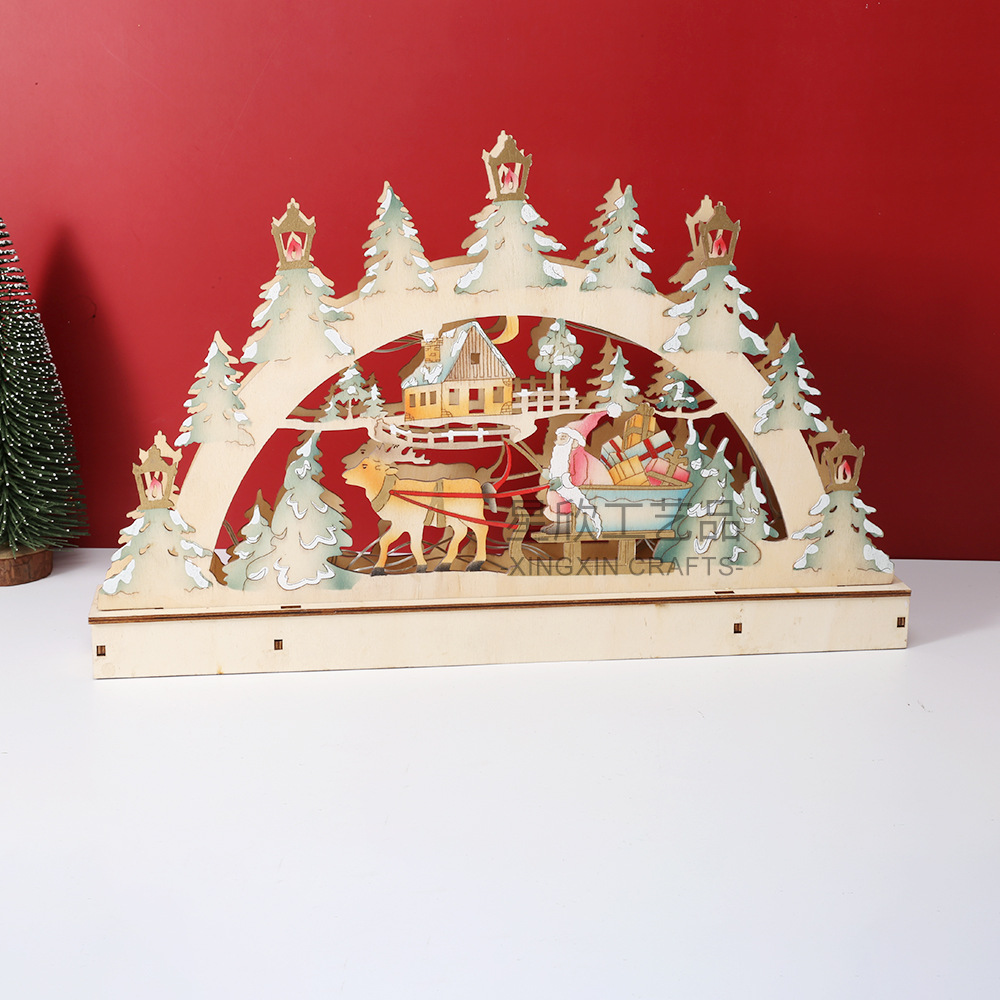 Cross-Border Wooden Crafts LED - огляд і ціна Lighting Decor Woodbridge